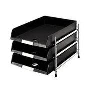 Esselte Leitz Briefablage - 3 Fächer - für C4 - Juodas (Packung mit 3)