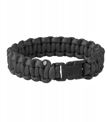 Helikon-Tex Bransoletka Survival bracelet - Paracord - Juodas (AC-SBR-NL-01)