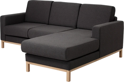 Customform Sofa, Willy, 230x97 cm, Aronia
