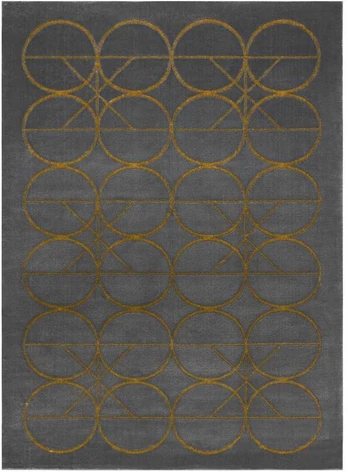 Dywan ESTEMA CIRCLES spalva grafito 120x170 Hakano