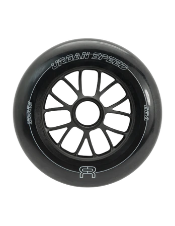 FR - URBAN SPEED WHEELS 125mm/88A - PACK OF 3 Black 125mm