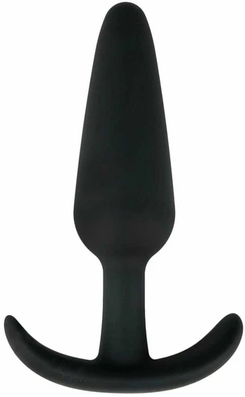 EasyToys Silicone Intimate Plug L Juodas - Ergonomic Flexible Design