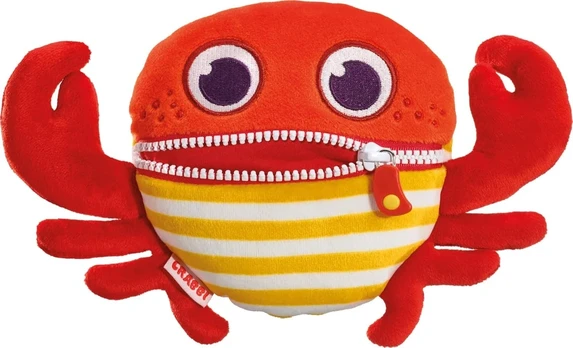 Minkštas pliušinis krabas "worry Eater Crabbi", 23.5 cm