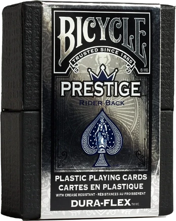 Bicycle Prestige Standard pokerio kortos dėžutėje (Mėlynos)