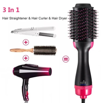 Plaukų formavimo šukos One Step Hair Styler, black edition