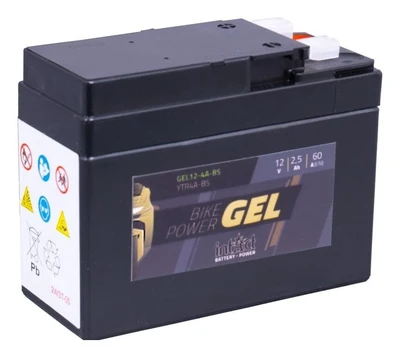 Akumuliatorius IntAct Bike Power GEL, 12 V, 2.5 Ah, 60 A