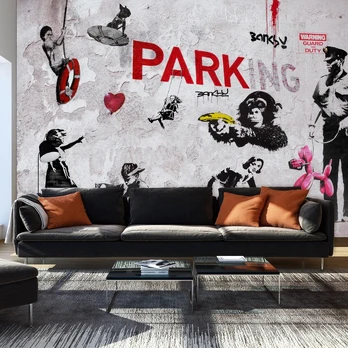 Artgeist Fototapetas - [Banksy] Graffiti Diveristy
