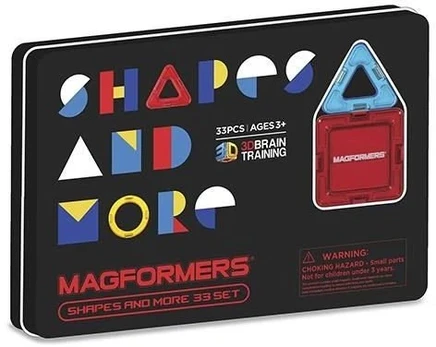 Magformers „Shapes&More“ kaladėlės, 33 vnt.