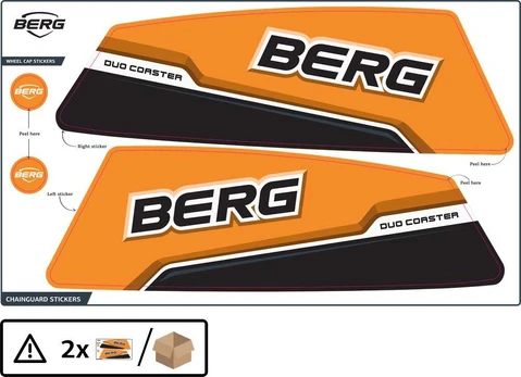 Berg Duo Coaster - Sticker Set