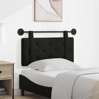 Kabantysis galvūgalis Juodas 80 cm Dirbtinė oda