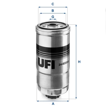 Kuro filtras UFI 24.408.00