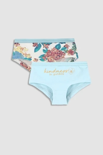 COCCODRILLO kelnaitės PANTIES, multicoloured, 2vnt., WC3406507PAN-022-