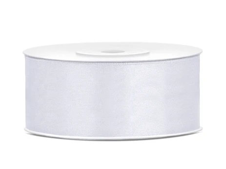 Juostelė satino 25mm/25m balta
