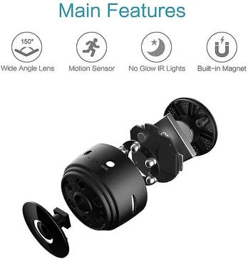 Stebėjimo kamera Wifi HD 1080p A9