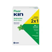 Kin Fluorkin burnos skalavimo skystis 2x500ml kaina