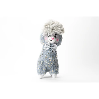 Pliušinis žaislas InnoGIO Alpaca, pilkas, 30 cm