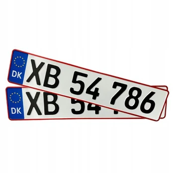 Kolekcinės daniškos numerio lentelės