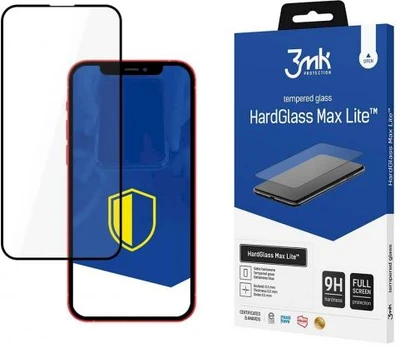 3MK 3mk Grūdintas stiklas HardGlass Max Lite do Apple iPhone 13 Pro Juodas