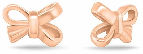 Brilio Silver Gold-plated earrings Bows EA1206R