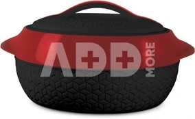 Milton casserole Matrix 5L, black/red | MT-9584 kaina