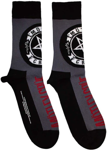 Rock Kojinės Motley Crue Pentagram Circle