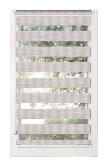 Roletas MINI Diena-Naktis DN 59 PILKA, 110x150 cm