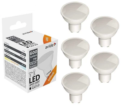 Avide LED lemputė 7W GU10 4000K 5vnt