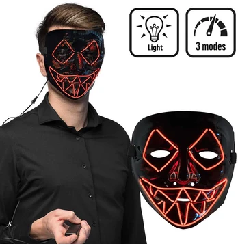 LED kaukė "Killer smile"