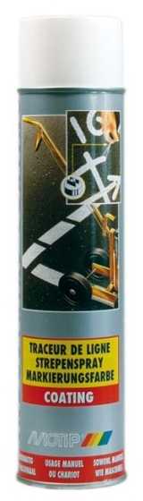 Motip Hvid markeringsspray til vogn 600ml.