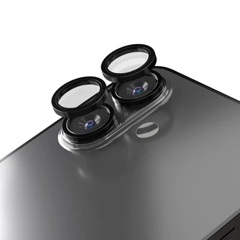 Telforceone Etteri camera lens protector for iPhone 16 / 16 Plus juodas