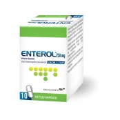 ENTEROL 250 mg kietosios kapsulės N10 kaina