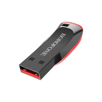 Borofone USB atmintinė BUD2 GENEROUS USB 2.0 8GB juoda
