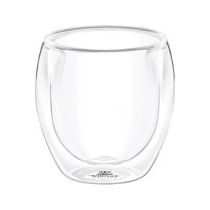 Dvigubo stiklo stiklinė Wilmax, stiklas, 0.25 l
