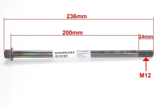 Other AŠIS M12x236mm BENZER BARTON STREET ZIPP GY6