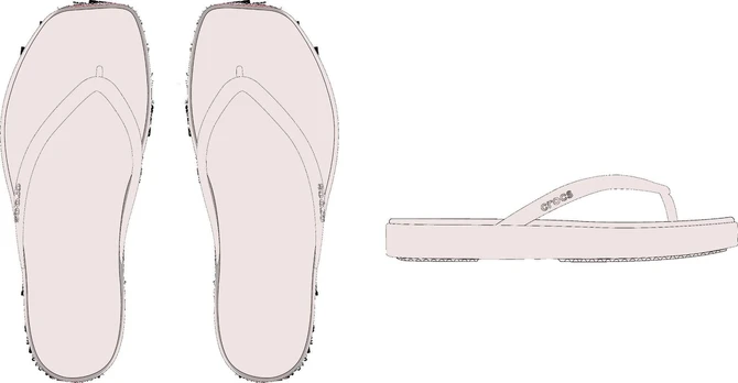 Crocs™ Miami Flatform Flip Women’s Bubble Ice - 38,5