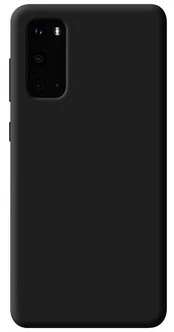 Evelatus Samsung S20 Silicone Case With Bottoms Black
