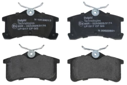 DELPHI LP1917 Brake pad set kaina