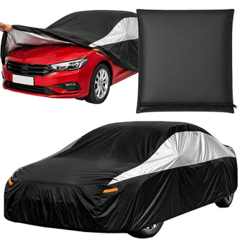 Automobilio apsauginis uždangalas Rivex D071, M dydis, Juoda