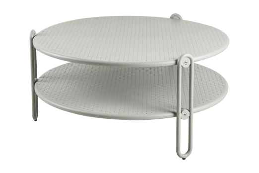 Lauko kavos staliukas Blixt, 85 cm, pilkas