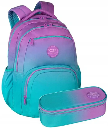 Coolpack kuprinė jaunimui Gradient Blueberry, 26l, su dėklu