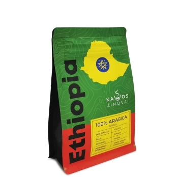 Kavos Pupelės "Ethiopia Sidamo" 250g.