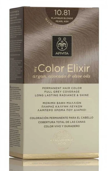 Apivita MY COLOR ELIXIR coloración permanente #10.81 1 u