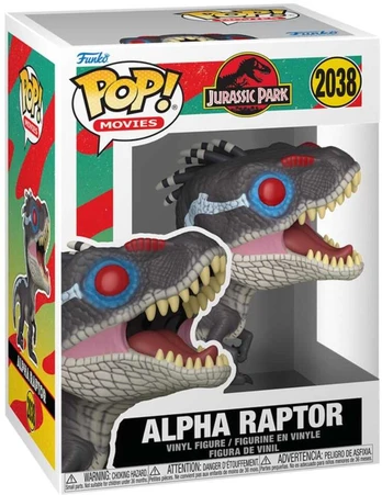 Funko POP figure Jurassic Park Alpha Raptor