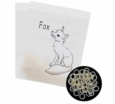 Ortodontiniai elastikai Fox Soft, 3 x 100vnt