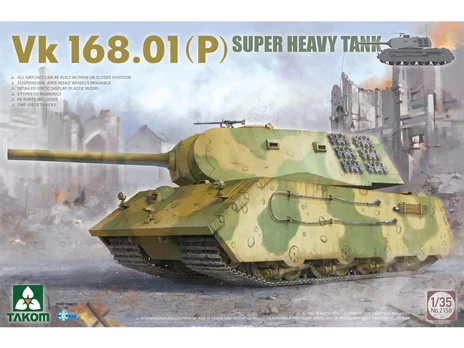 Surenkamas modelis Takom VK.168.01 (P), 1/35, 2158