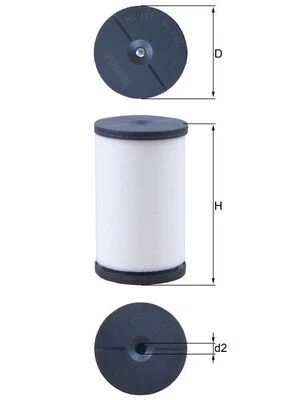 KNECHT HX191 Automatic transmission filter