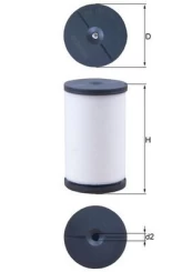 KNECHT HX191 Automatic transmission filter kaina