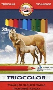 Koh I Noor Crayons Triocolor 24 spalvos