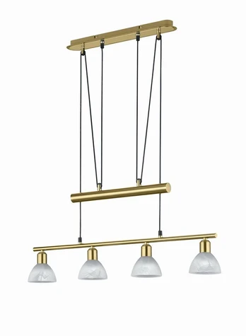 Trio-Lighting Levisto 4-pc matt brass piekaramā lampa