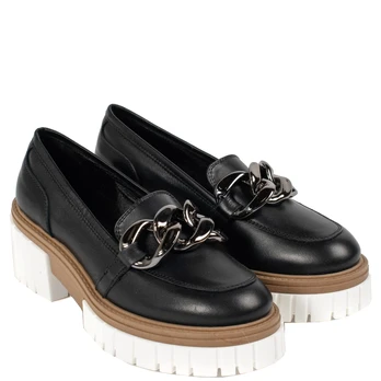 Loaferiai moterims, Juoda, Iris loafers